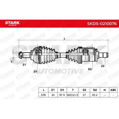 Drive Shaft Stark SKDS-0210076 SKDS-0210076 - photo 3