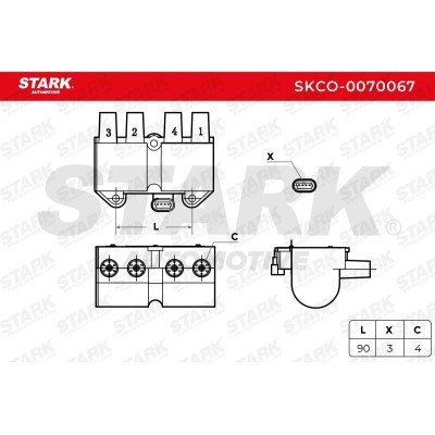 Ignition Coil Stark SKCO-0070067 SKCO-0070067 - photo 4