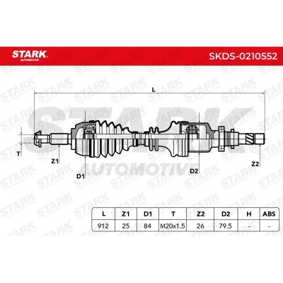 Drive Shaft Stark SKDS-0210552 SKDS-0210552 - photo 7
