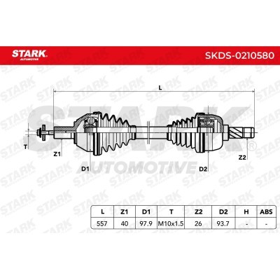 Drive Shaft Stark SKDS-0210580 SKDS-0210580 - photo 3
