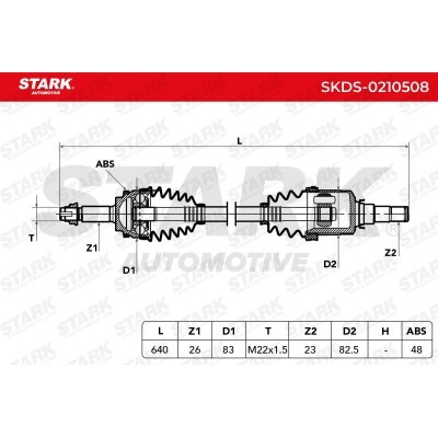 Drive Shaft Stark SKDS-0210508 SKDS-0210508 - photo 6
