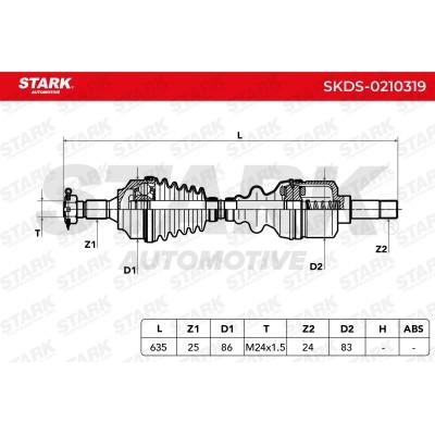 Drive Shaft Stark SKDS-0210319 SKDS-0210319 - photo 5