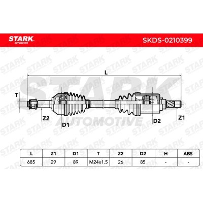 Drive Shaft Stark SKDS-0210399 SKDS-0210399 - photo 7
