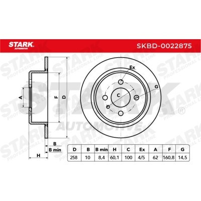 Brake Disc Stark SKBD-0022875 SKBD-0022875 - photo 5