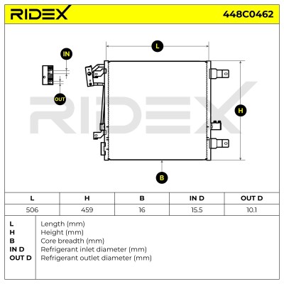 A/C condenser 448C0462 - photo 6