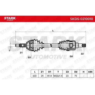 Drive Shaft Stark SKDS-0210010 SKDS-0210010 - photo 6