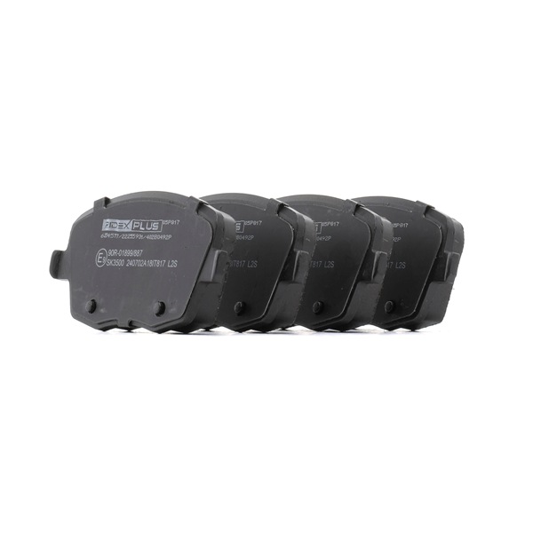 Brake Pads Set RIDEX 402B0492P 402B0492P - photo 1