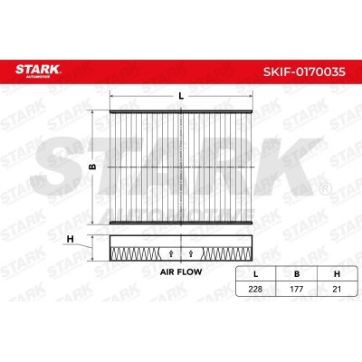 Cabin Air Filter Stark SKIF-0170035 SKIF-0170035 - photo 1