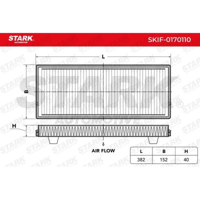 Cabin Air Filter Stark SKIF-0170110 SKIF-0170110 - photo 3