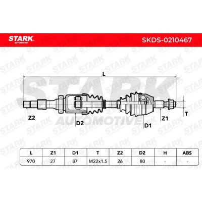 Drive Shaft Stark SKDS-0210467 SKDS-0210467 - photo 7