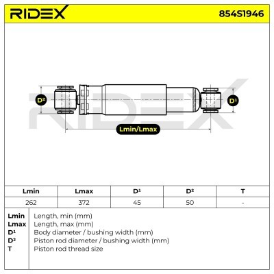 Shock Absorber RIDEX 854S1946 854S1946 - photo 6