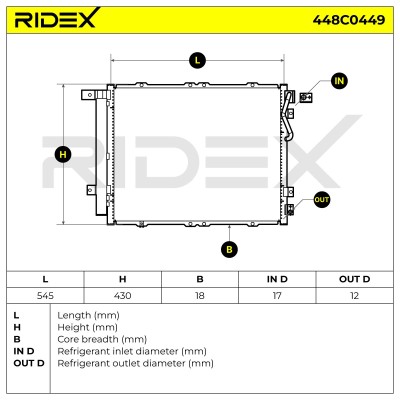 A/C condenser 448C0449 - photo 6
