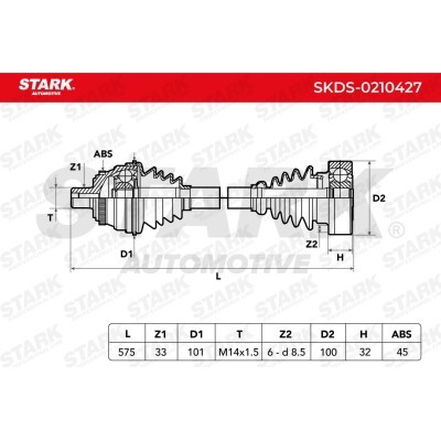 Drive Shaft Stark SKDS-0210427 SKDS-0210427 - photo 5