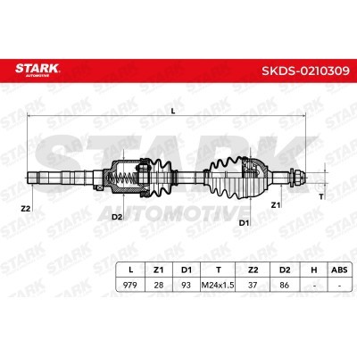 Drive Shaft Stark SKDS-0210309 SKDS-0210309 - photo 7