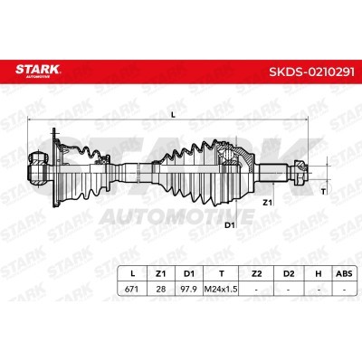 Drive Shaft Stark SKDS-0210291 SKDS-0210291 - photo 5