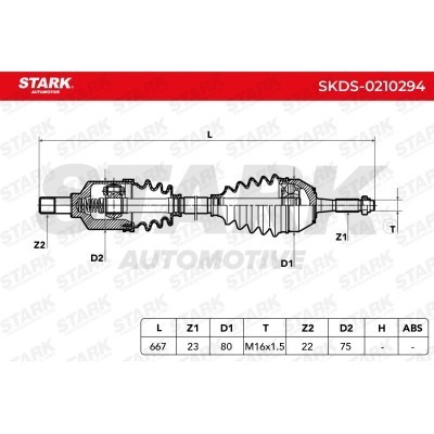 Drive Shaft Stark SKDS-0210294 SKDS-0210294 - photo 7