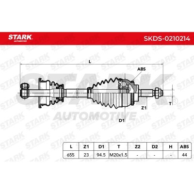 Drive Shaft Stark SKDS-0210214 SKDS-0210214 - photo 5