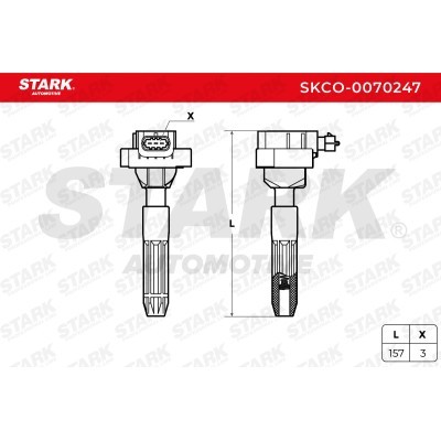 Ignition Coil Stark SKCO-0070247 SKCO-0070247 - photo 2