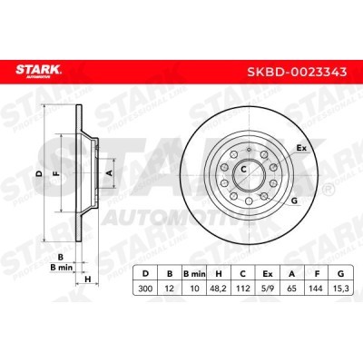 Brake Disc Stark SKBD-0023343 SKBD-0023343 - photo 4