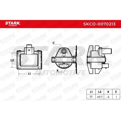 Ignition Coil Stark SKCO-0070213 SKCO-0070213 - photo 3