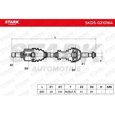 Drive Shaft Stark SKDS-0210164 SKDS-0210164 - photo 5