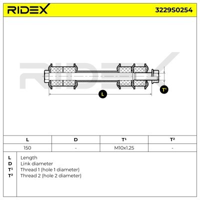 Stabilizer Link RIDEX 3229S0254 3229S0254 - photo 5