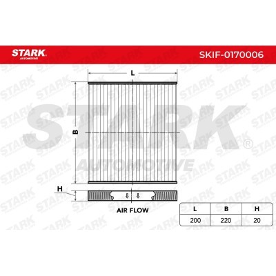 Cabin Air Filter Stark SKIF-0170006 SKIF-0170006 - photo 3