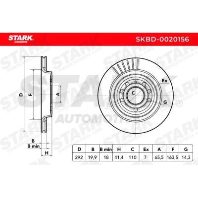 Brake Disc Stark SKBD-0020156 SKBD-0020156 - photo 5