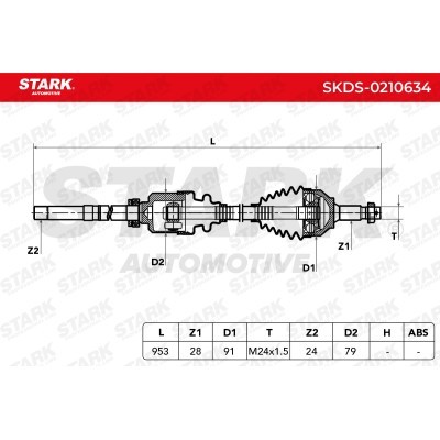 Drive Shaft Stark SKDS-0210634 SKDS-0210634 - photo 7