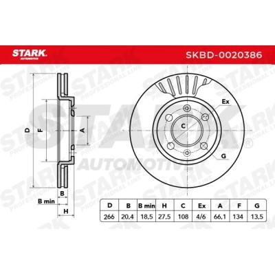 Brake Disc Stark SKBD-0020386 SKBD-0020386 - photo 7