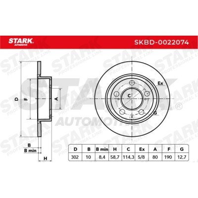 Brake Disc Stark SKBD-0022074 SKBD-0022074 - photo 7