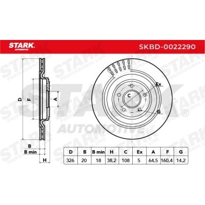 Brake Disc Stark SKBD-0022290 SKBD-0022290 - photo 5