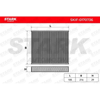 Cabin Air Filter Stark SKIF-0170736 SKIF-0170736 - photo 3
