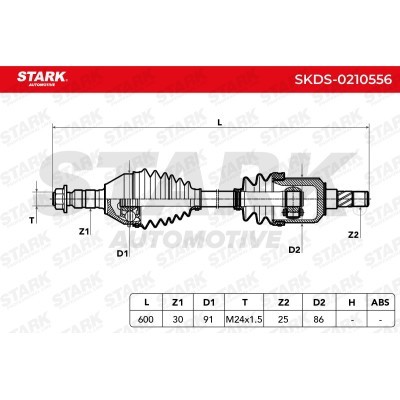 Drive Shaft Stark SKDS-0210556 SKDS-0210556 - photo 7