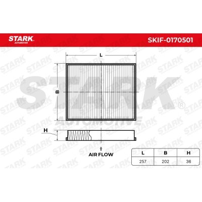 Cabin Air Filter Stark SKIF-0170501 SKIF-0170501 - photo 6