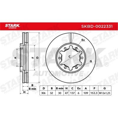 Brake Disc Stark SKBD-0022331 SKBD-0022331 - photo 5
