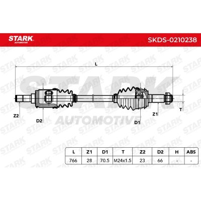 Drive Shaft Stark SKDS-0210238 SKDS-0210238 - photo 7