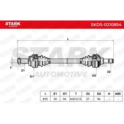 Drive Shaft Stark SKDS-0210854 SKDS-0210854 - photo 7