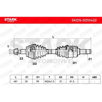 Drive Shaft Stark SKDS-0210422 SKDS-0210422 - photo 8