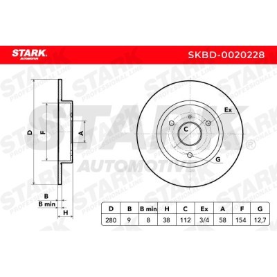 Brake Disc Stark SKBD-0020228 SKBD-0020228 - photo 7