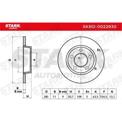 Brake Disc Stark SKBD-0022930 SKBD-0022930 - photo 5