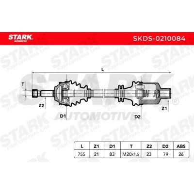 Drive Shaft Stark SKDS-0210084 SKDS-0210084 - photo 6