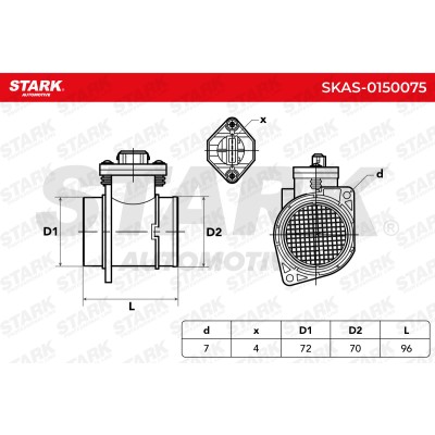 Air Mass Sensor Stark SKAS-0150075 SKAS-0150075 - photo 6