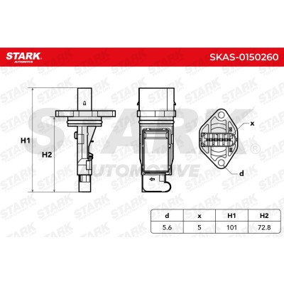 Air Mass Sensor Stark SKAS-0150260 SKAS-0150260 - photo 5