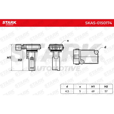 Air Mass Sensor Stark SKAS-0150174 SKAS-0150174 - photo 5
