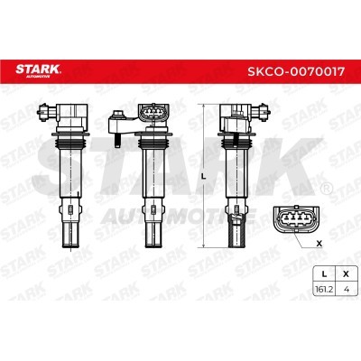 Ignition Coil Stark SKCO-0070017 SKCO-0070017 - photo 4