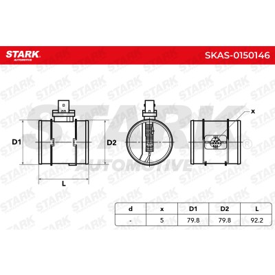 Air Mass Sensor Stark SKAS-0150146 SKAS-0150146 - photo 7