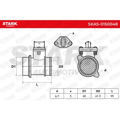 Air Mass Sensor Stark SKAS-0150048 SKAS-0150048 - photo 5