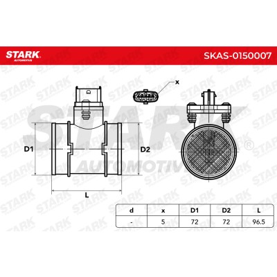 Air Mass Sensor Stark SKAS-0150007 SKAS-0150007 - photo 6