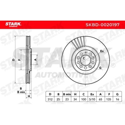 Brake Disc Stark SKBD-0020197 SKBD-0020197 - photo 6